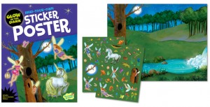 Glowing Fairies Sticker Activity Poster Book