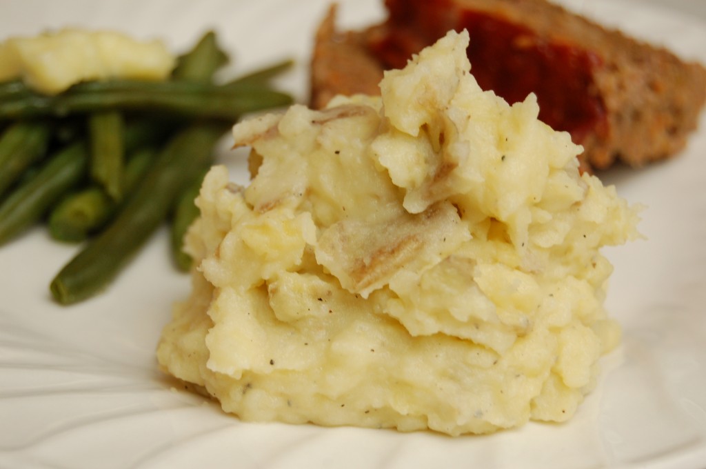 a simple real food recipe :: rustic mashed potatoes