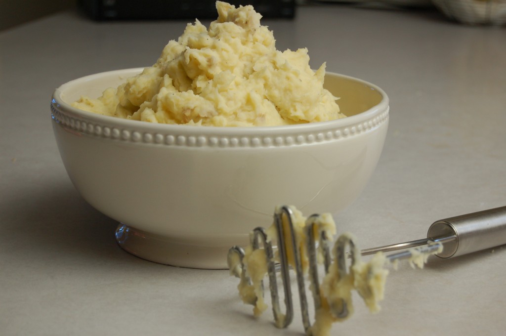 a simple real food recipe :: rustic mashed potatoes