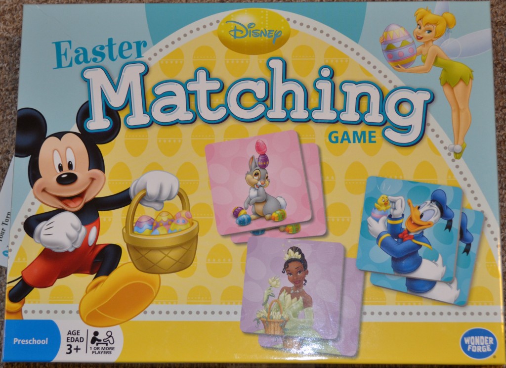 Disney Easter Matching Game box