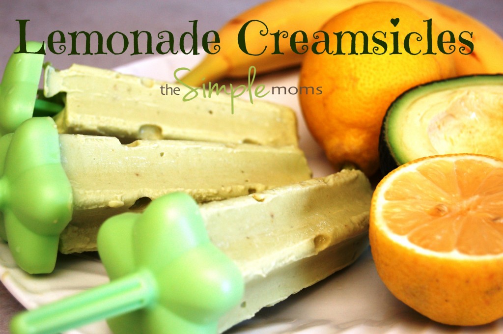 a simple real food recipe :: lemonade creamsicles