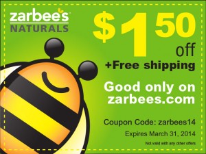 Zarbees Naturals Coupon