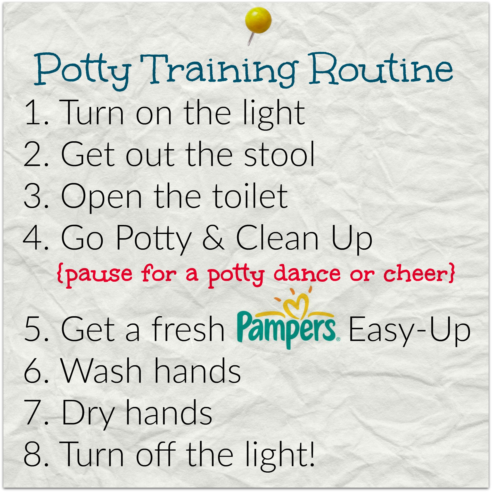 Potty training must-haves!