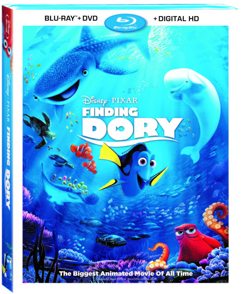 Finding Dory Bluray Combo, Available now on DVD!